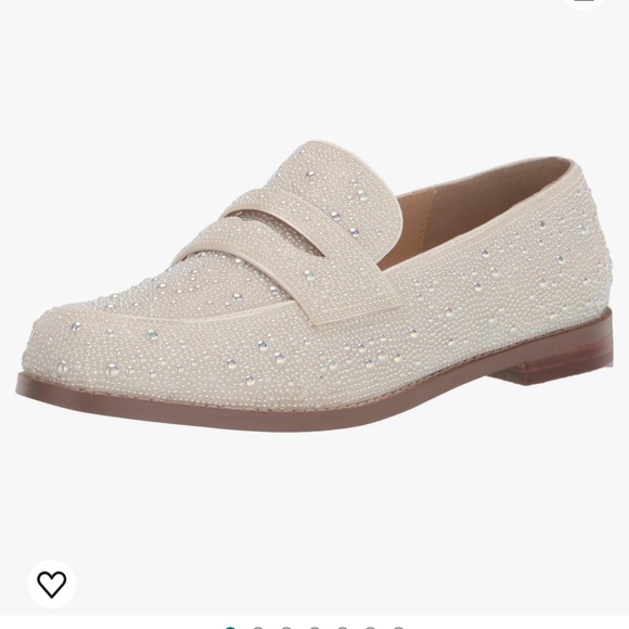 Betsey Johnson 7 pearl sequin Aron penny loafers - Picture 11 of 11